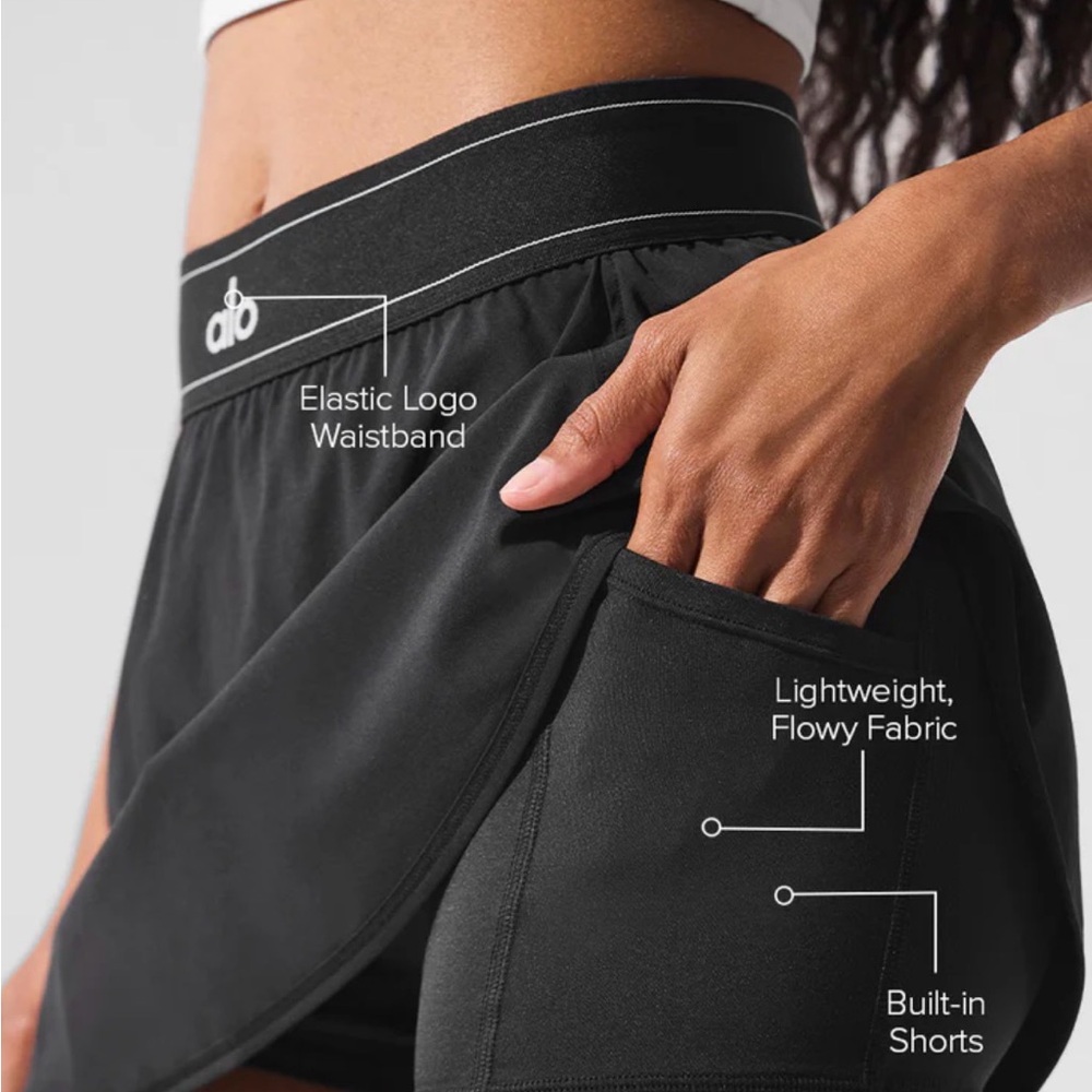 Alo Yoga Match Point tennis skirt - Picture 2 of 5